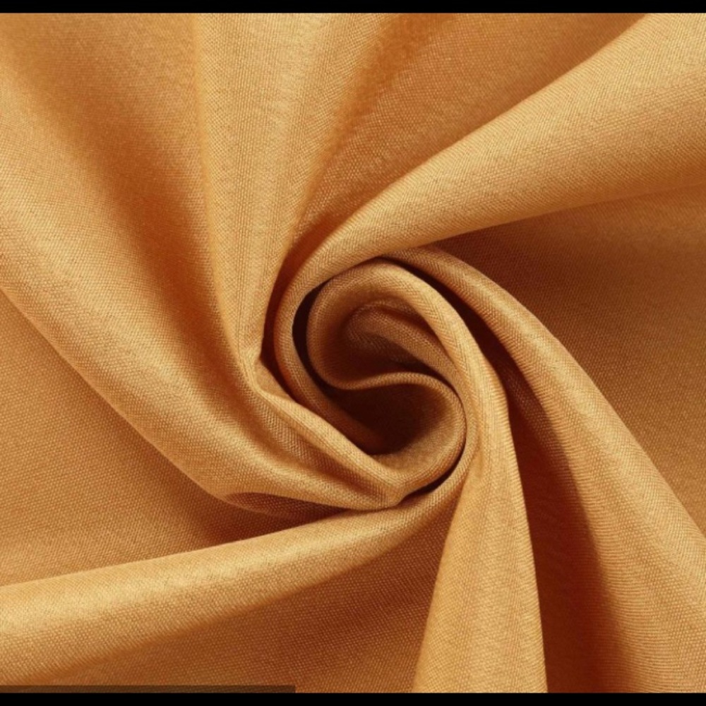 25-Used Once Gold Polyester Linen Napkins 17x17